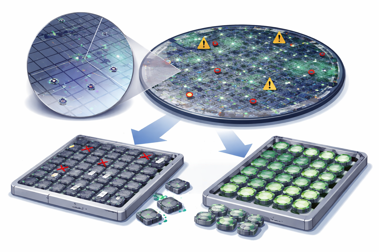 Последние блоги о компании Как плотность дефектов в подложках из карбида кремния напрямую влияет на выход годных изделий