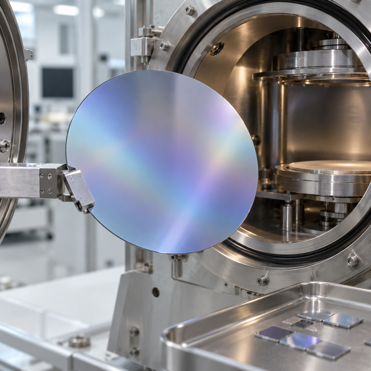 Последние блоги о компании AlScN-on-Silicon Wafers for RF Filters and Ferroelectric Memory: Scandium Content, Film Stress, Crystal Polarity and Waf