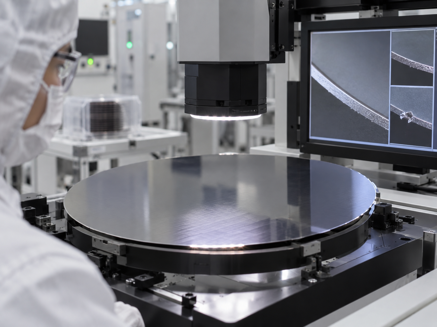Последние блоги о компании Руководство по квалификации GaN-on-Si Epi Wafer для энергетических устройств: утечка буфера, дуга вафера, плотность трещин, исключение края и