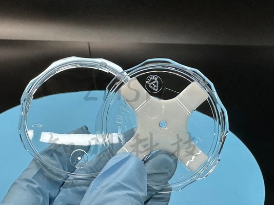 Купить PE подноса вафли сапфира 4inch одиночное/PP кладет одиночную упаковку в коробку Производство в сети