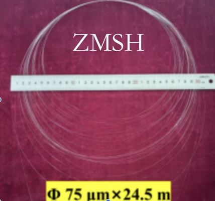 Купить Сапфировое волокно 75мм 100мм Высокая преломляемость Высокая мощность лазера Широкая длина волны оптическая связь Производство в сети