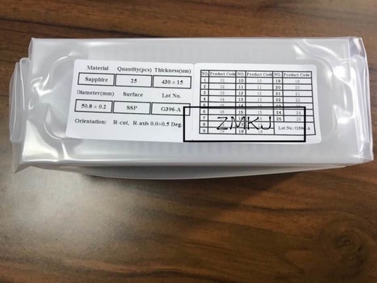 Купить субстрат вафли сапфира -оси m-самолета r-оси 2Inch 3inch 4inch Производство в сети