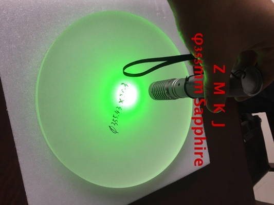 Купить Двойная сторона отполировала диаметр φ350мм размера Виндовс сапфира оптически изготовленный на заказ Производство в сети