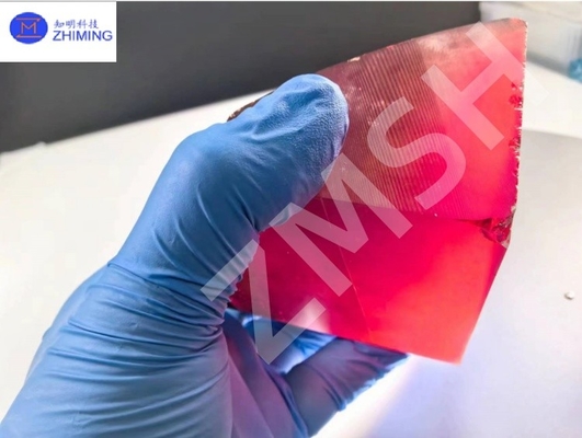 Купить Лабораторно выращенный сырой сапфир Нерезанный розово-оранжевый папарадша Al2O3 Однокристаллический высокая твердость Производство в сети