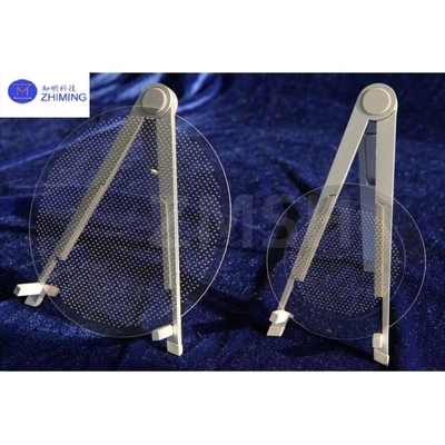 Купить TGV Сапфирная вафель Перфорированный стеклянный субстрат через стекло через TGV на заказ Производство в сети