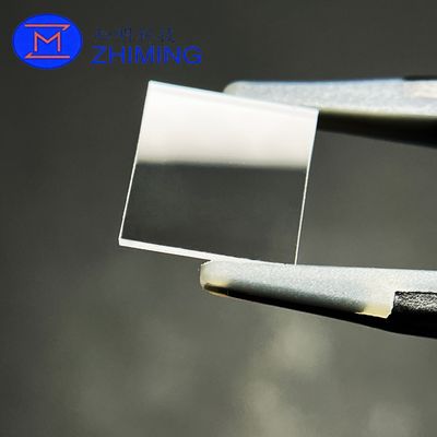 Купить Квадратная сапфировая подложка 10×10×1 мм, C-плоскость, DSP, высокочистый монокристалл Al₂O₃ Производство в сети