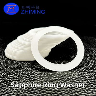 Купить Custom Sapphire Ring Washer – Wear-Resistant, Insulating Single-Crystal Al₂O₃ Component Производство в сети
