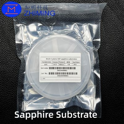 Купить 4-inch C-Plane SSP Sapphire Substrate Al₂O₃ for LED & Optical Applications Производство в сети
