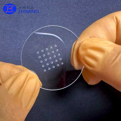 Купить Small-Size Sapphire TGV Micro-Via Wafer for Laboratory Prototyping, MEMS Devices and Optical Micro-Structure Applications Производство в сети