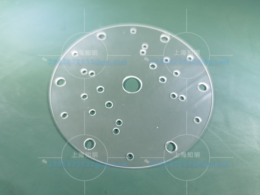 Купить Сапфир оптически Windows RFIC Al2O3 прозрачный с отверстием Производство в сети