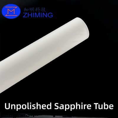 Unpolished Sapphire Tube - High-Performance Single Crystal Al₂O₃, Custom Sizes Available